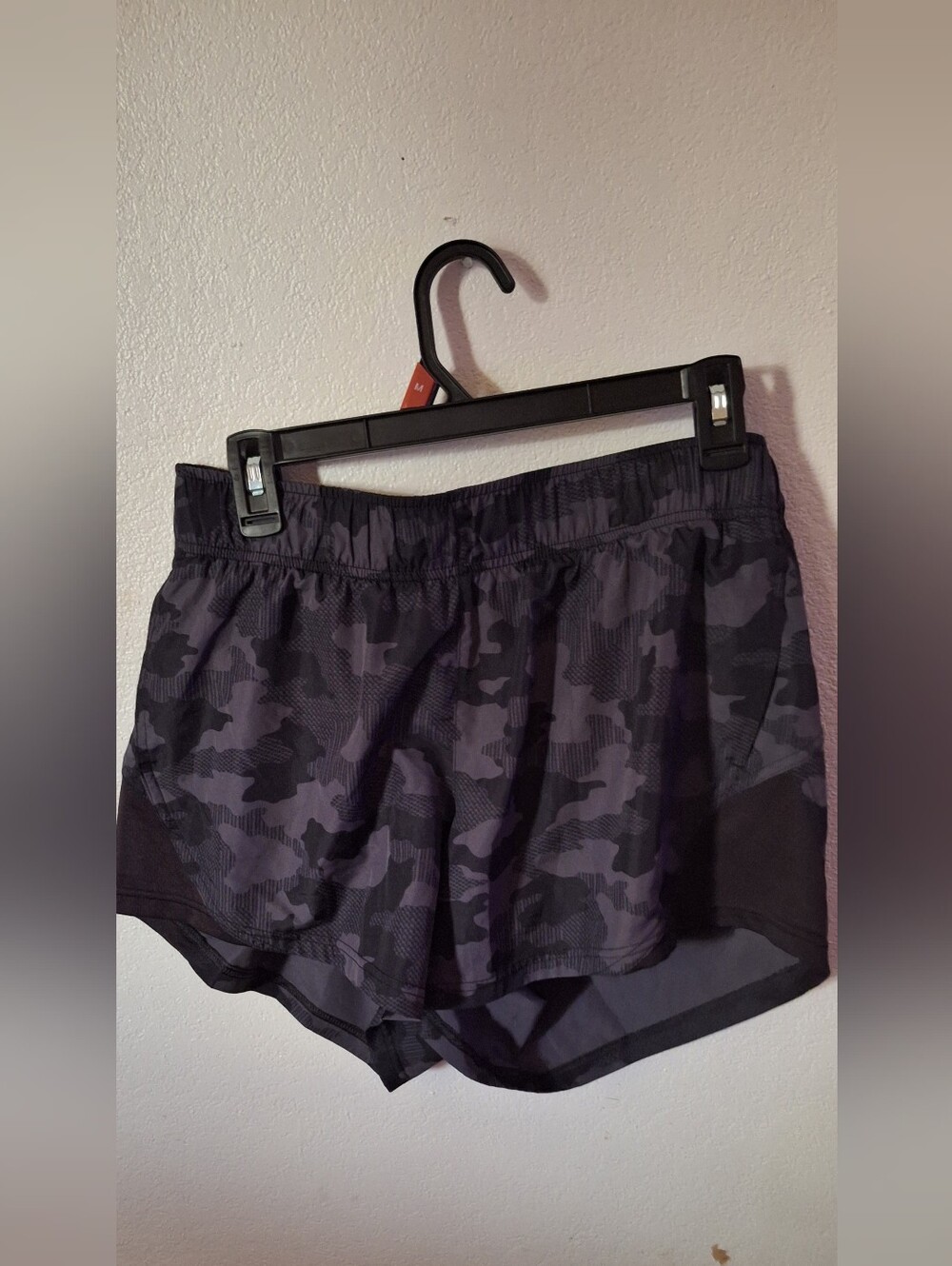 Women’s Athletic Camo Shorts - Black/Grey